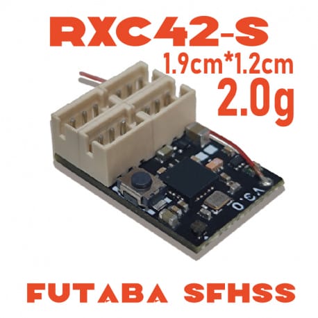 RXC42-S(FUTABA-SFHSS) V2 Super Micro SurfaceRX/4CH/MINIZ/ATM/DRZ/GL