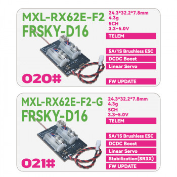 MXL-RX62E-F2/F2-G (FRSKY...