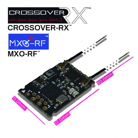 XR602T-F2(FRSKY-D16) SBUS/FPORT/RSSI/Full-RFPower/TELEM/D-ANT MicroFPVRX