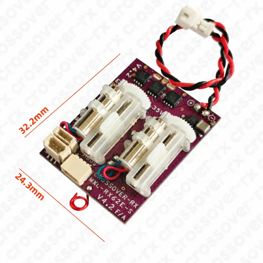 CROSSOVER-RX MXL-RX62E-X/X-G series receivers support multiple remote control protocols.