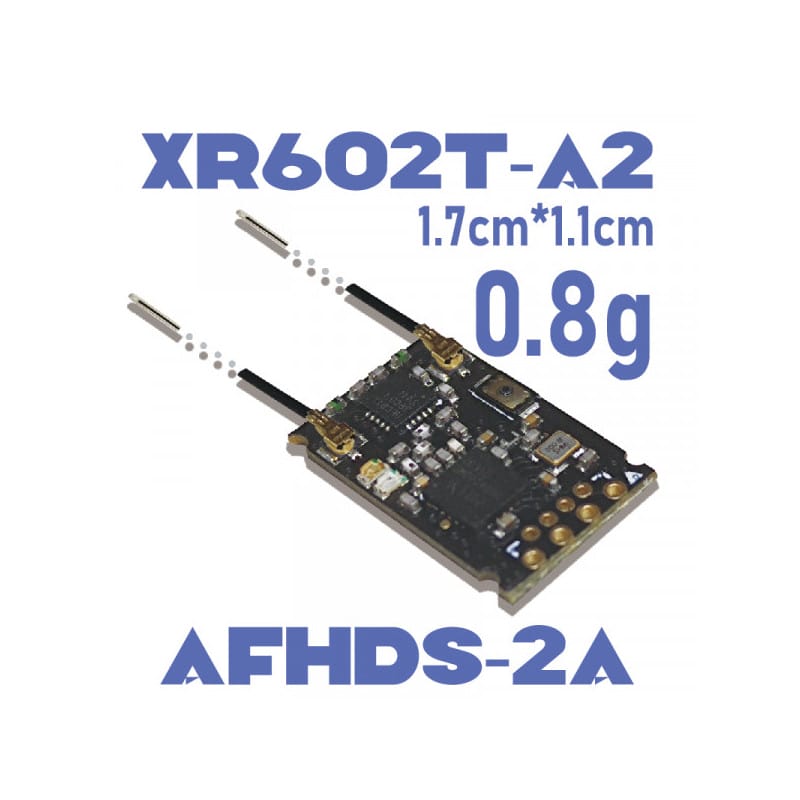 CROSSOVER-RX  XR602T-S(SFHSS Futaba) SBUS/FPORT/RSSI/Full-range/D-ANT MicroFPVRX